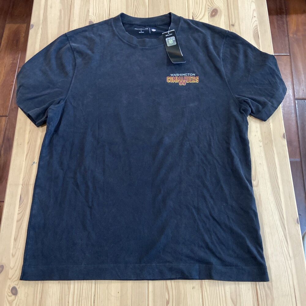 NWT Washington Commanders Shirt Mens L Abercrombie Fitch NFL Graphic Print